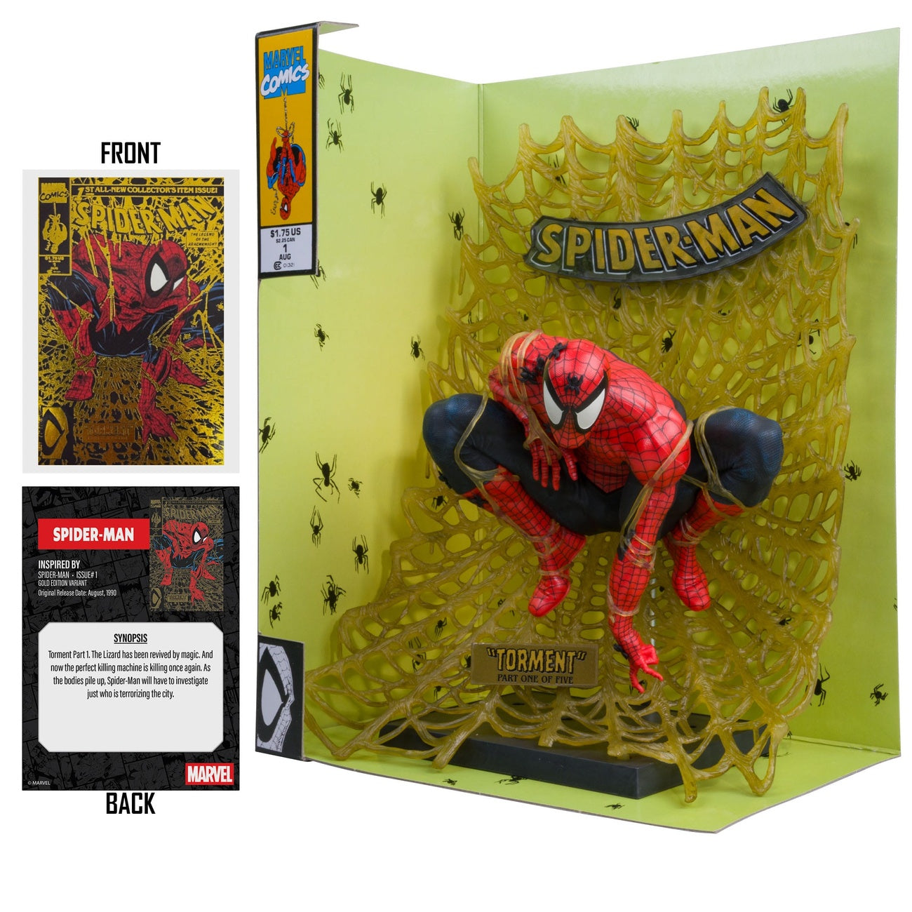 Productafbeelding Marvel Collection PVC Beeld 1/6 Spider-Man (Spider-Man #1) (Gold Edition) (Gold Label) 15 cm
