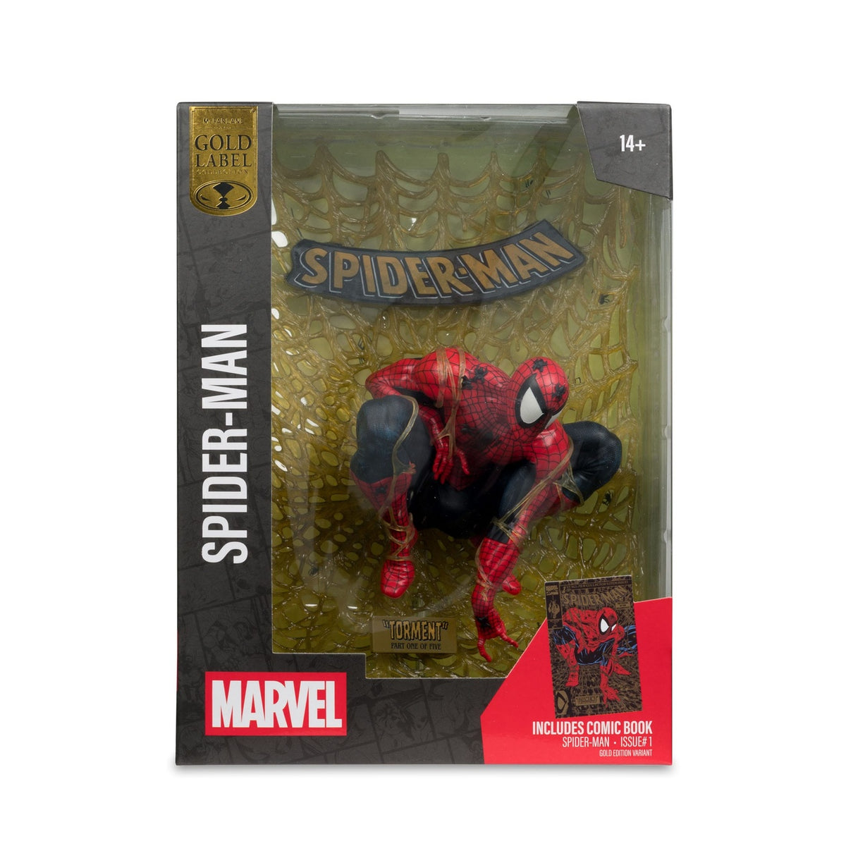 Productafbeelding Marvel Collection PVC Beeld 1/6 Spider-Man (Spider-Man #1) (Gold Edition) (Gold Label) 15 cm