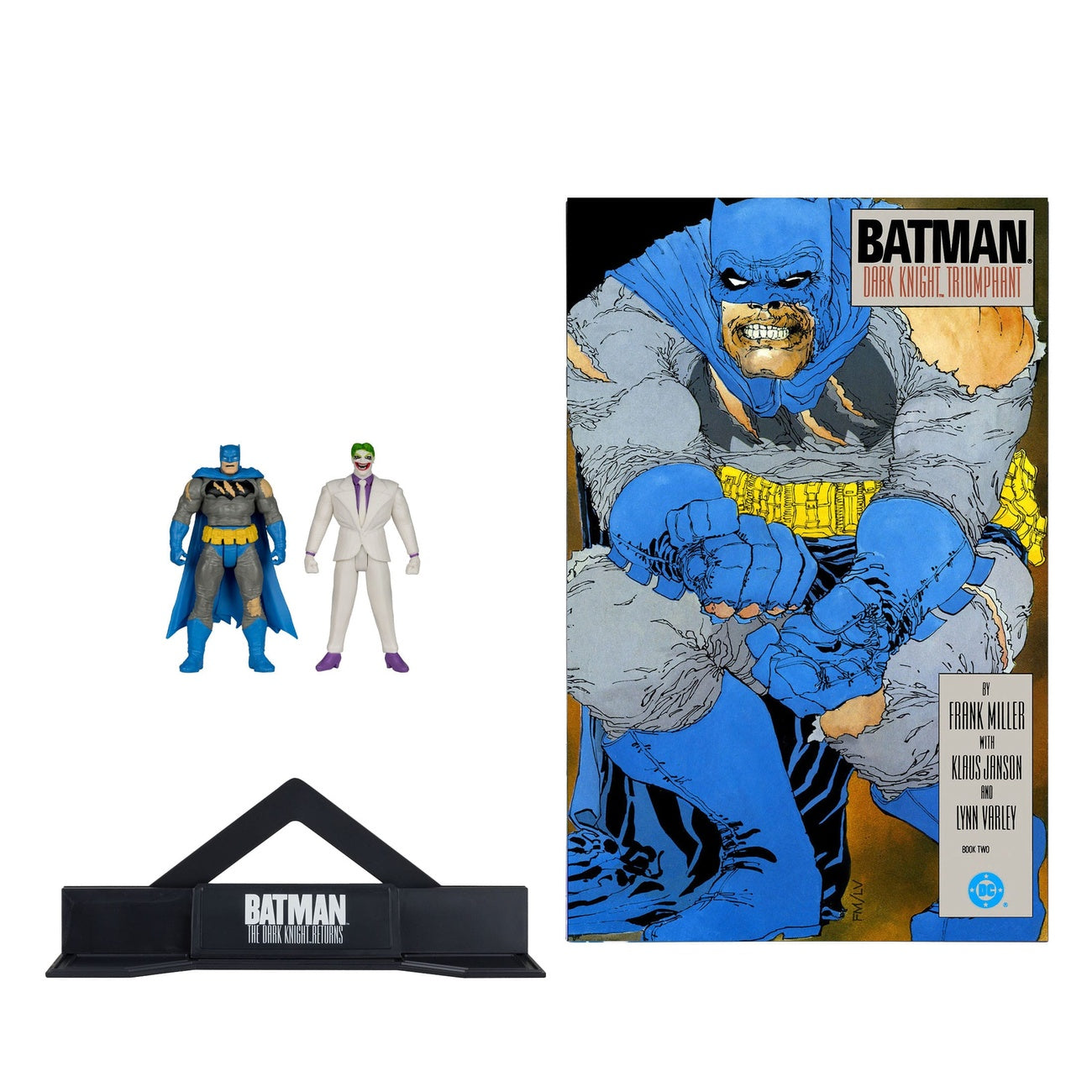 Productafbeelding DC Direct Page Punchers actiefiguren 2-pack Batman & The Joker (Batman: The Dark Knight Returns) 8 cm