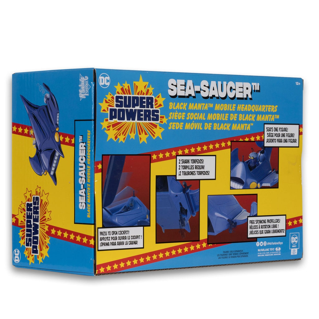 Productafbeelding DC Direct Super Powers Voertuig Black Manta Sea Saucer 10 cm
