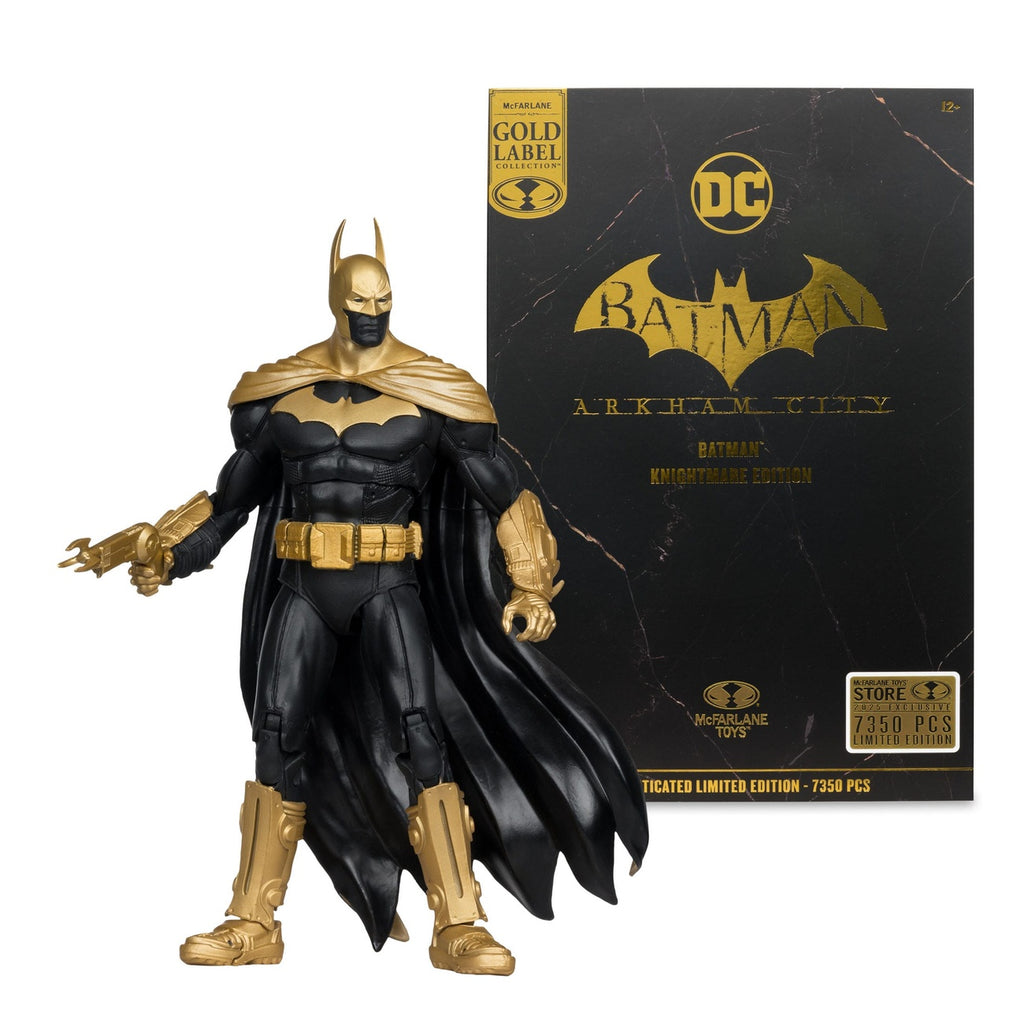 Productafbeelding DC Multiverse Actiefiguur Batman (Arkham City) Knightmare Edition (Gold Label) 19 cm