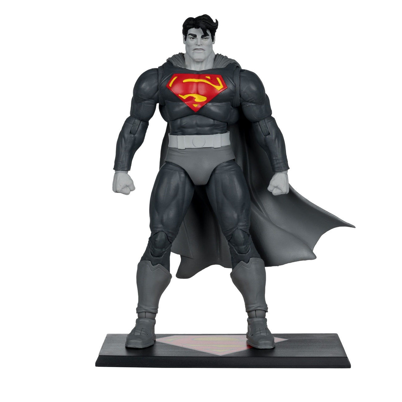 Productafbeelding DC Multiverse Actiefiguur Superman (The Dark Knight Returns) (Black & White Accent Edition) (Gold Label) 18 cm