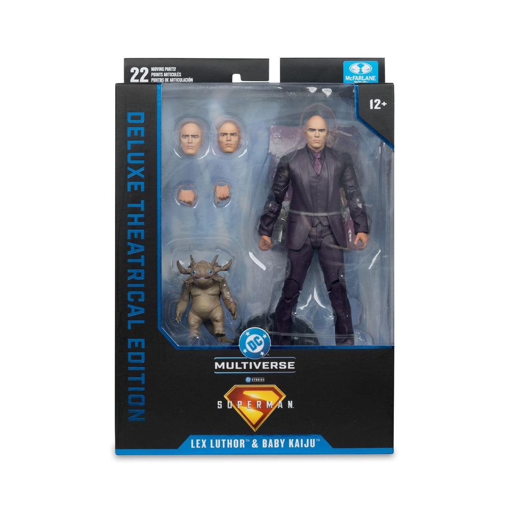 Productafbeelding Superman (2025) DC Multiverse Deluxe Actiefiguur Lex Luthor with Baby Kaiju (Deluxe Theatrical Edition) 18 cm