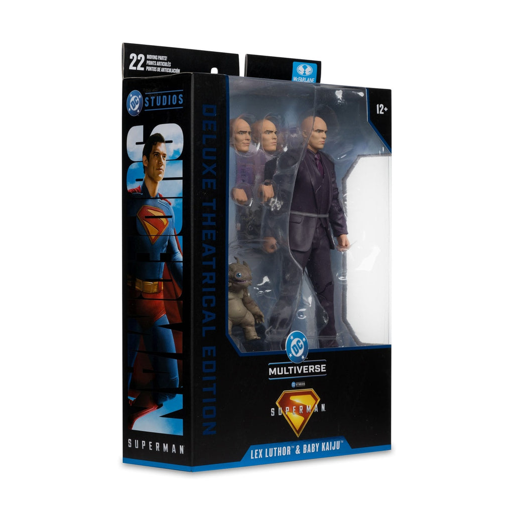 Productafbeelding Superman (2025) DC Multiverse Deluxe Actiefiguur Lex Luthor with Baby Kaiju (Deluxe Theatrical Edition) 18 cm