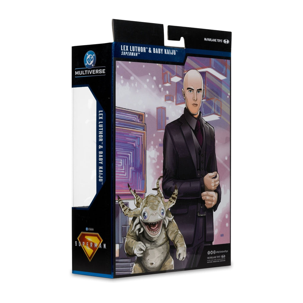 Productafbeelding Superman (2025) DC Multiverse Deluxe Actiefiguur Lex Luthor with Baby Kaiju (Deluxe Theatrical Edition) 18 cm
