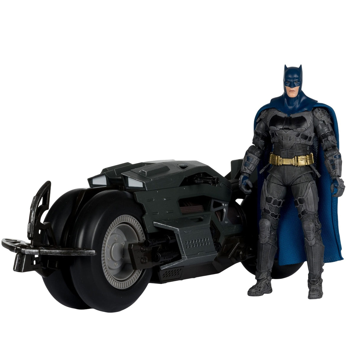 Productafbeelding The Flash DC Multiverse Voertuig Batcycle met Batman