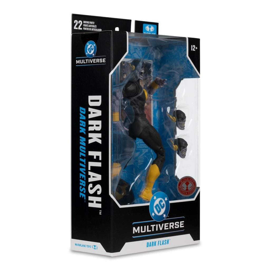 Productafbeelding DC Comics DC Multiverse actionfiguur Dark Flash (Dark Multiverse) (Red Platinum Edition) 18 cm