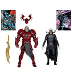 Productafbeelding DC Multiverse McFarlane Collector Edition Actiefiguren 2-pack #04 Batman Who Laughs (Knight Armor) & Merciless (Dark)