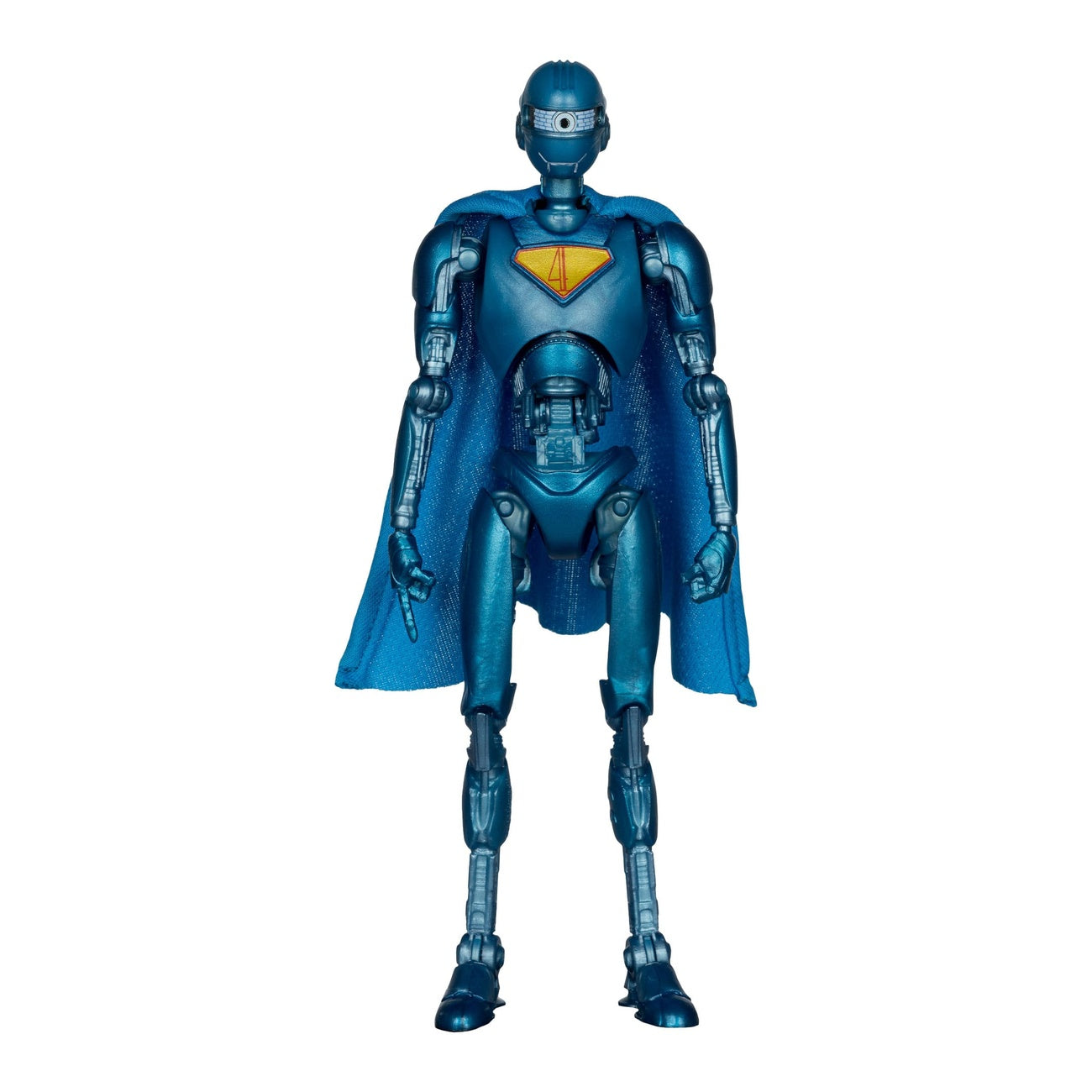 Productafbeelding Superman (2025) DC Multiverse deluxe actiefiguur Superman Robot (Red Platinum Edition) 18 cm
