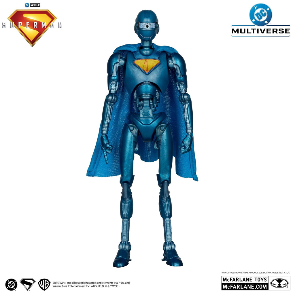 Productafbeelding Superman (2025) DC Multiverse deluxe actiefiguur Superman Robot (Red Platinum Edition) 18 cm
