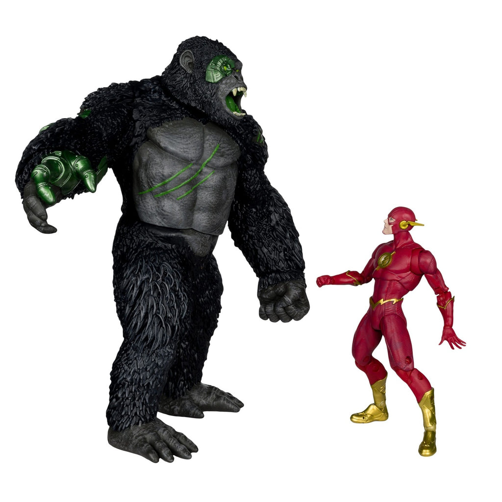 Productafbeelding DC Multiverse actiefiguren 2-pack Flash vs. Titano 18 cm
