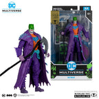 Productafbeelding DC Multiverse Actiefiguur Batman (Dark Nights: Death Metal) Jokerized (Gold Label) 18 cm