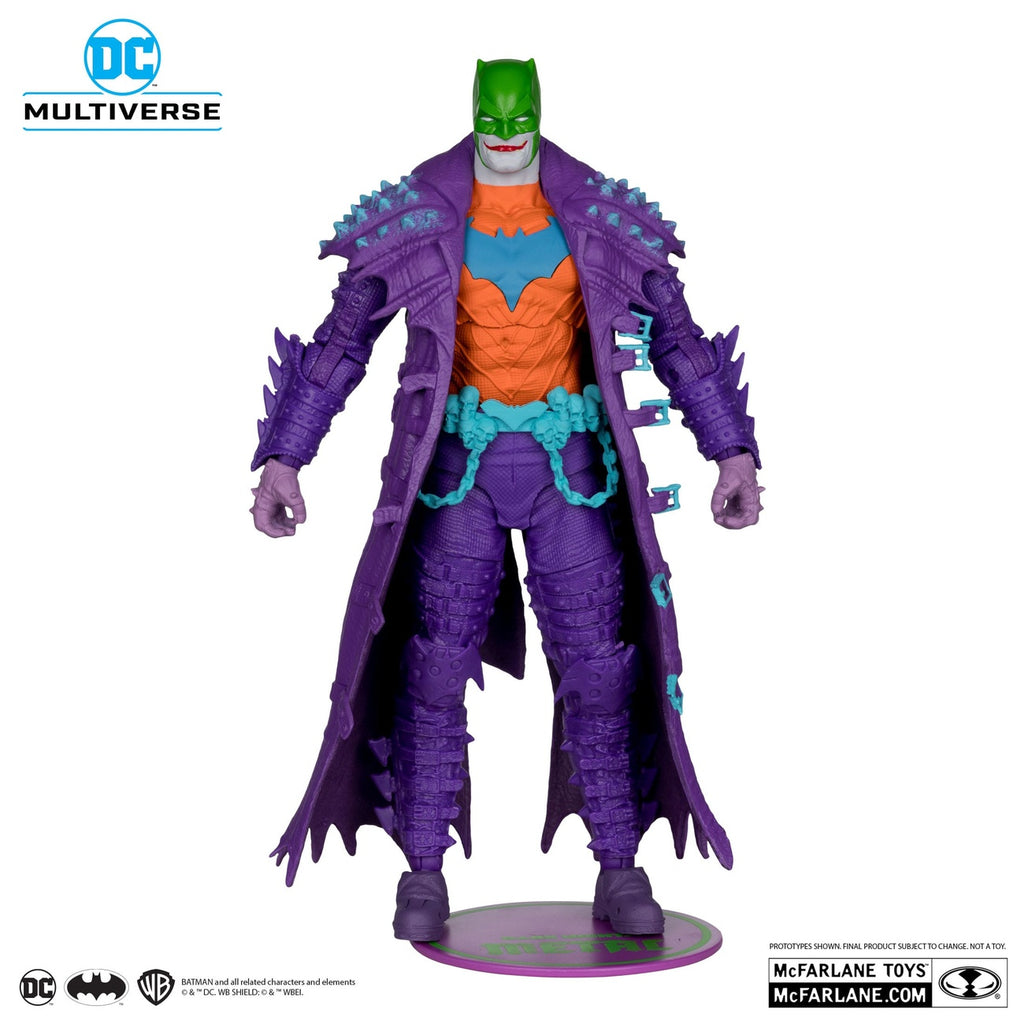Productafbeelding DC Multiverse Actiefiguur Batman (Dark Nights: Death Metal) Jokerized (Gold Label) 18 cm