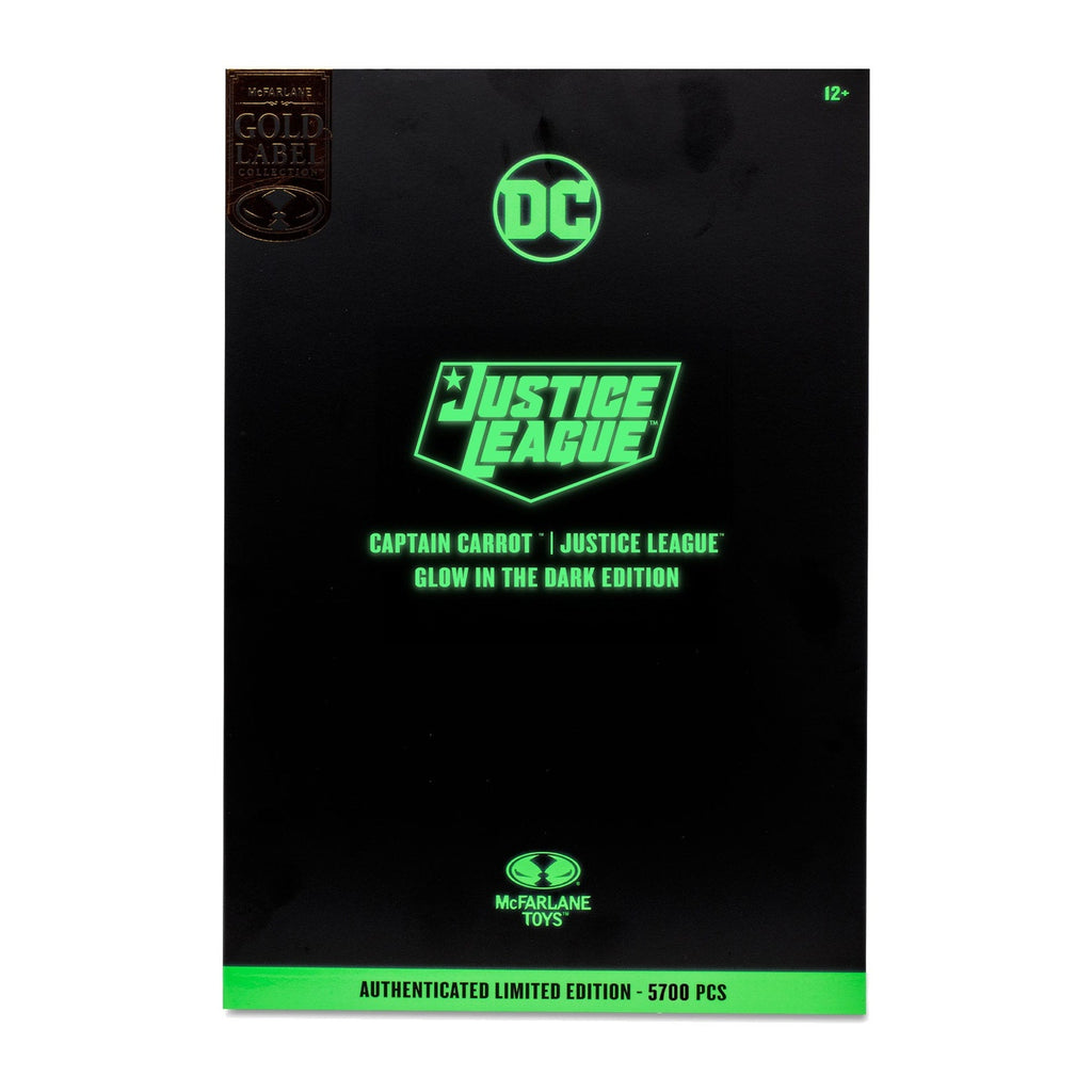 Productafbeelding DC Multiverse Actiefiguur Captain Carrot (Justice League Incarnate) Glow in the Dark Edition (Gold Label) 18 cm