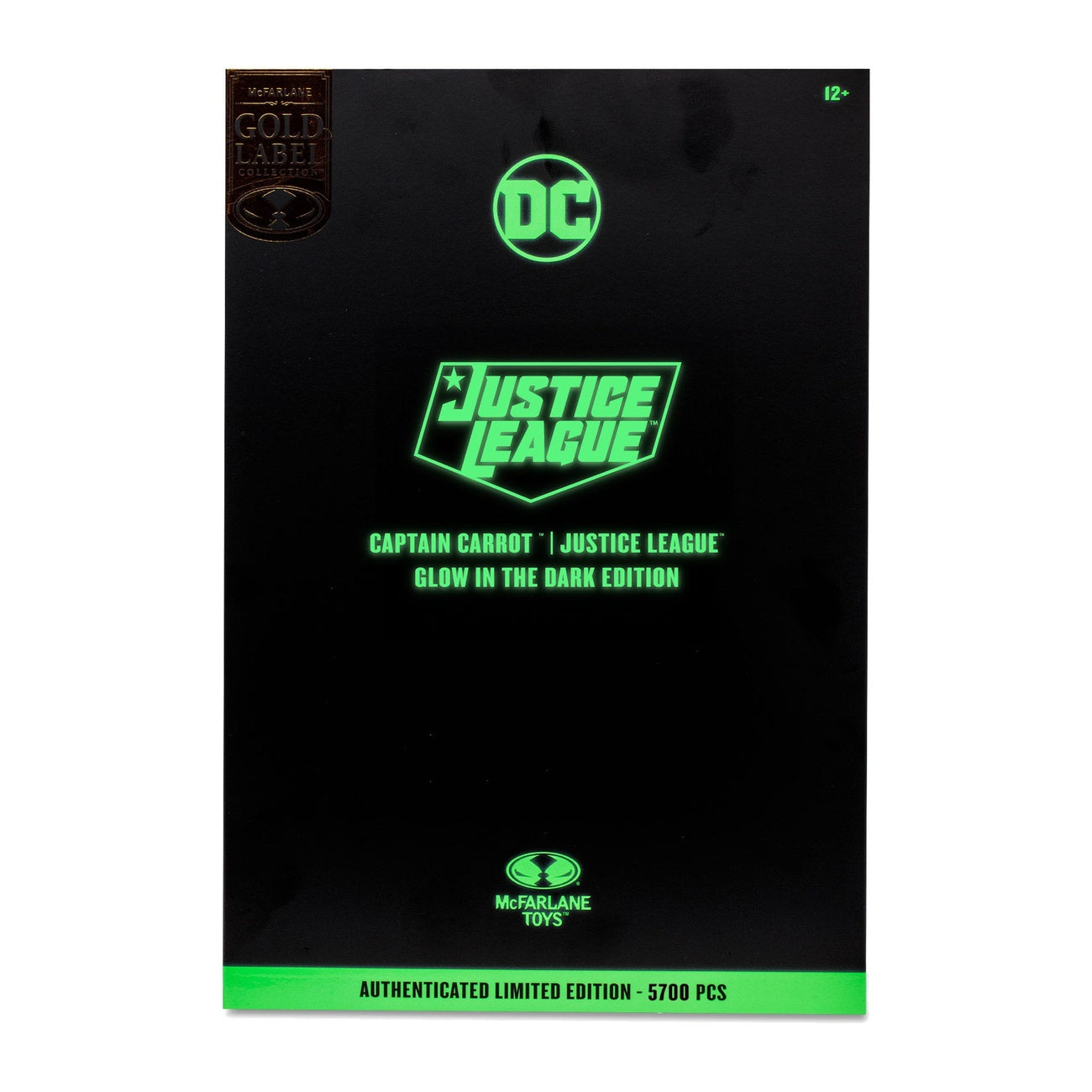 Productafbeelding DC Multiverse Actiefiguur Captain Carrot (Justice League Incarnate) Glow in the Dark Edition (Gold Label) 18 cm