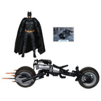 Productafbeelding The Dark Knight DC Multiverse actiefiguur met voertuig Batman & The Batpod 18 cm
