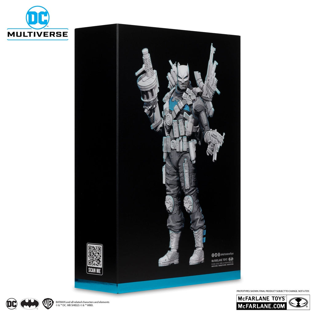 Productafbeelding DC Multiverse Actiefiguur The Grim Knight (Dark Nights: Metal) (Black & White Accent Edition) (Gold Label) 18 cm