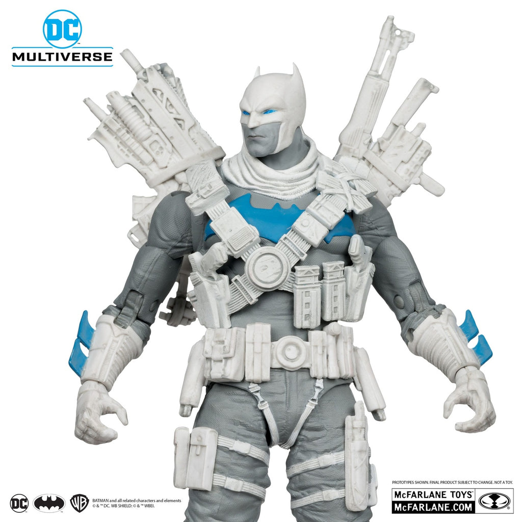 Productafbeelding DC Multiverse Actiefiguur The Grim Knight (Dark Nights: Metal) (Black & White Accent Edition) (Gold Label) 18 cm