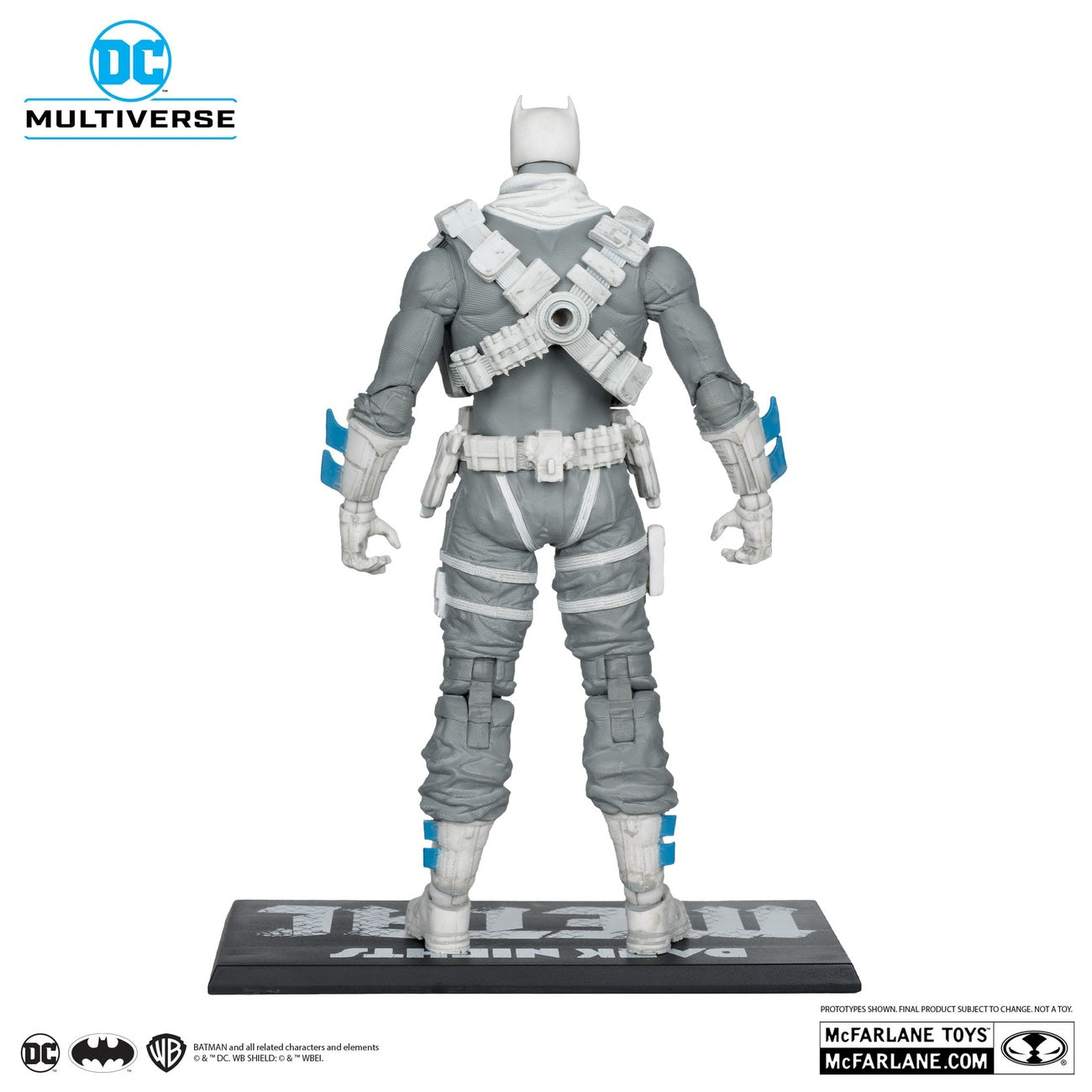 Productafbeelding DC Multiverse Actiefiguur The Grim Knight (Dark Nights: Metal) (Black & White Accent Edition) (Gold Label) 18 cm