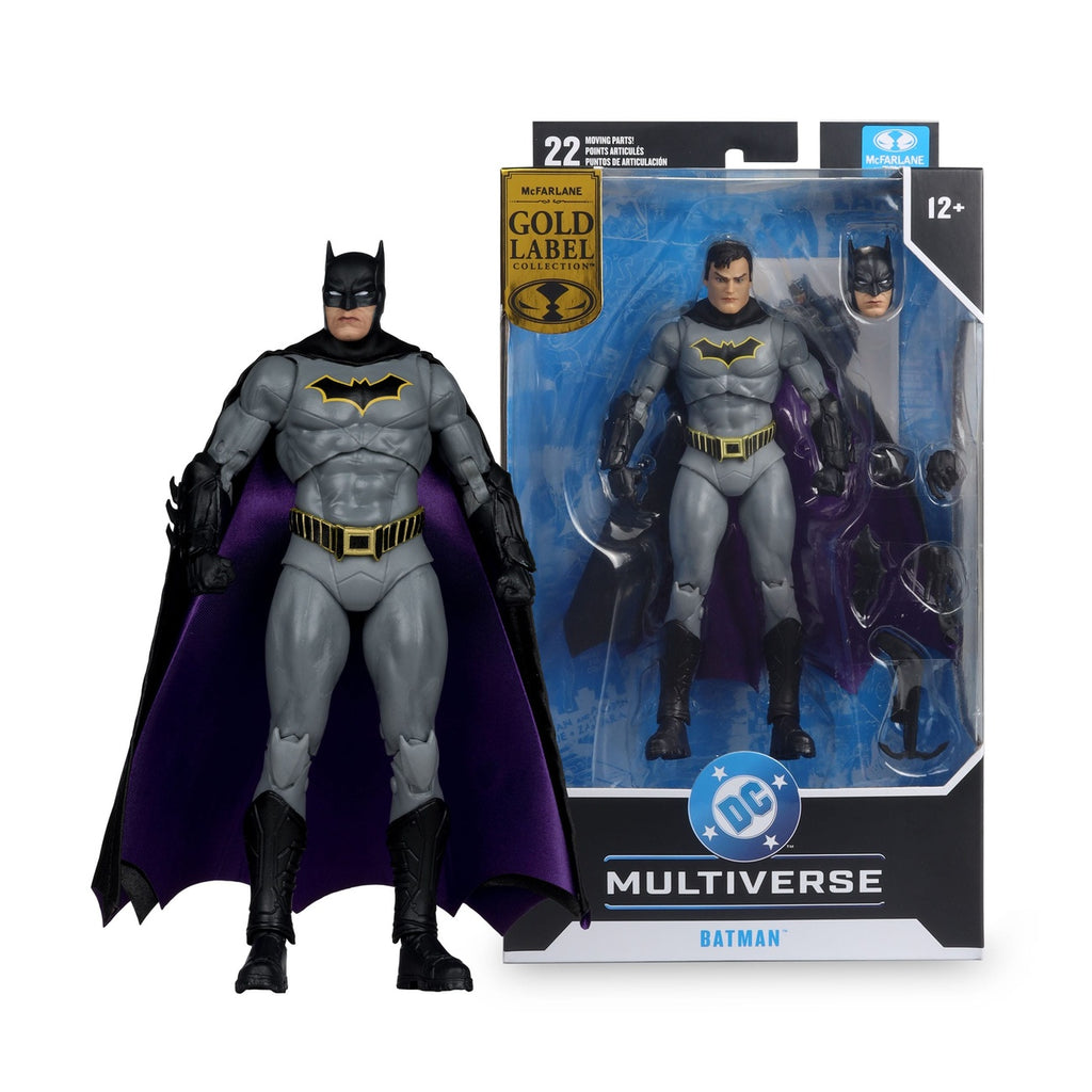 Productafbeelding DC Rebirth DC Multiverse actiefiguur Batman (Gold Label) 18 cm