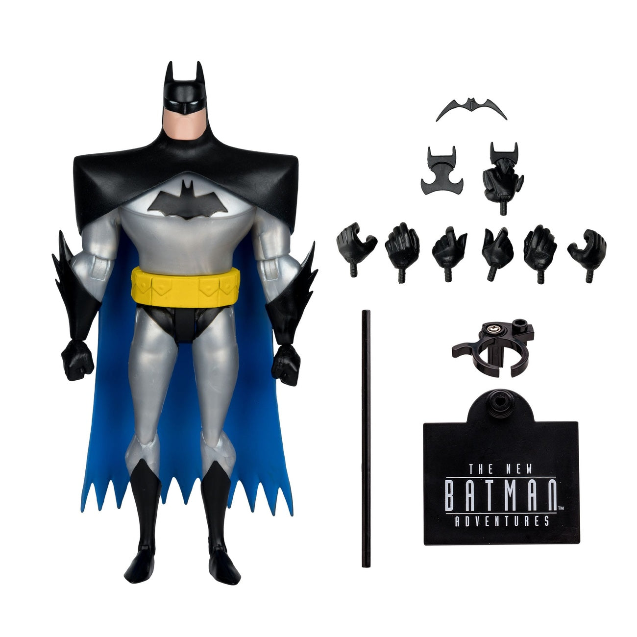 Productafbeelding The New Batman Adventure DC Direct 1/6 actiefiguur Batman (Silver) 15 cm