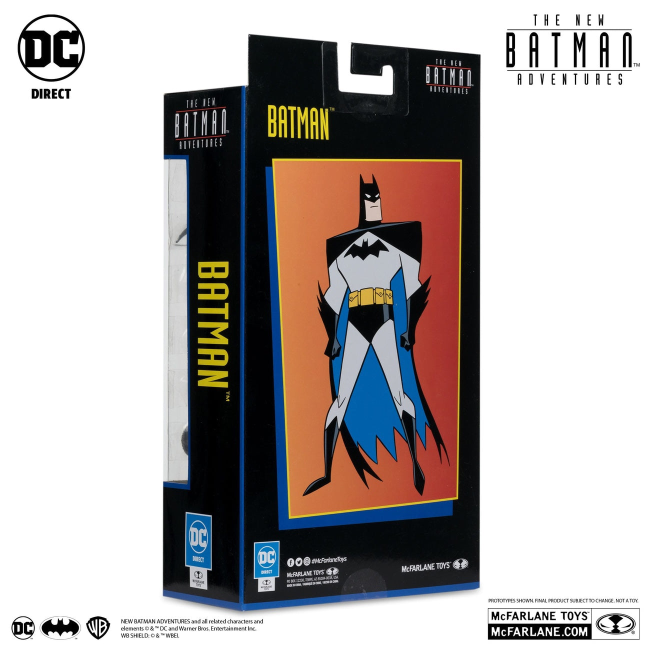 Productafbeelding The New Batman Adventure DC Multiverse actiefiguur Batman (Silver) Platinum Edition 18 cm