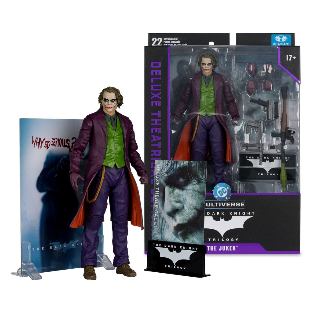 Productafbeelding The Dark Knight DC Multiverse Deluxe Theatrical Edition Actiefiguur Joker 18 cm