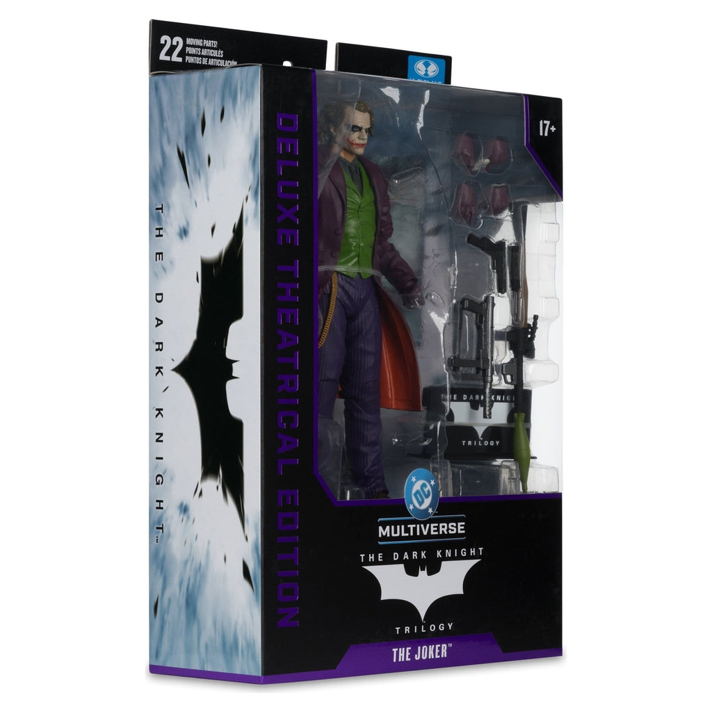 Productafbeelding The Dark Knight DC Multiverse Deluxe Theatrical Edition Actiefiguur Joker 18 cm