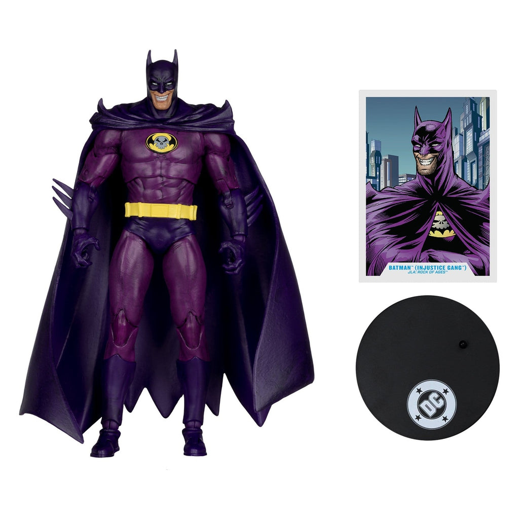 Productafbeelding DC Multiverse Actiefiguur Batman (Injustice Gang) (JLA: Rock of Ages) (Red Platinum Edition) 18 cm