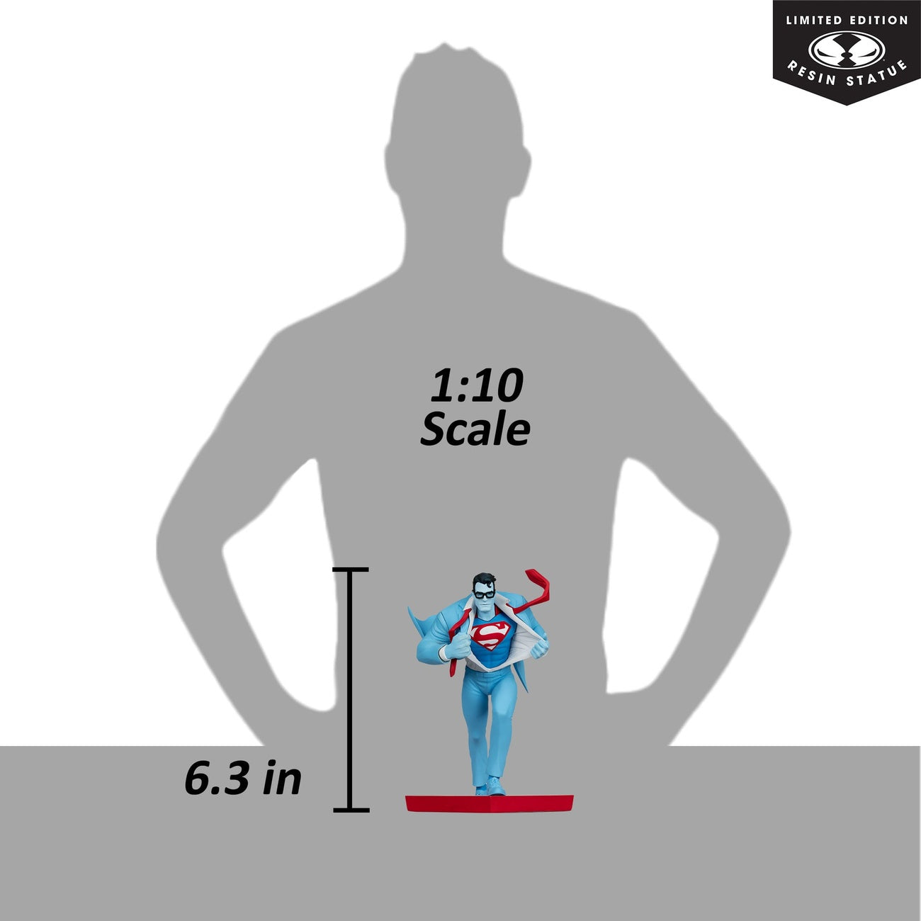 Productafbeelding DC Direct Statue 1/10 Superman Red and Blue: Superman by Clayton Henry Limited Edition 16 cm