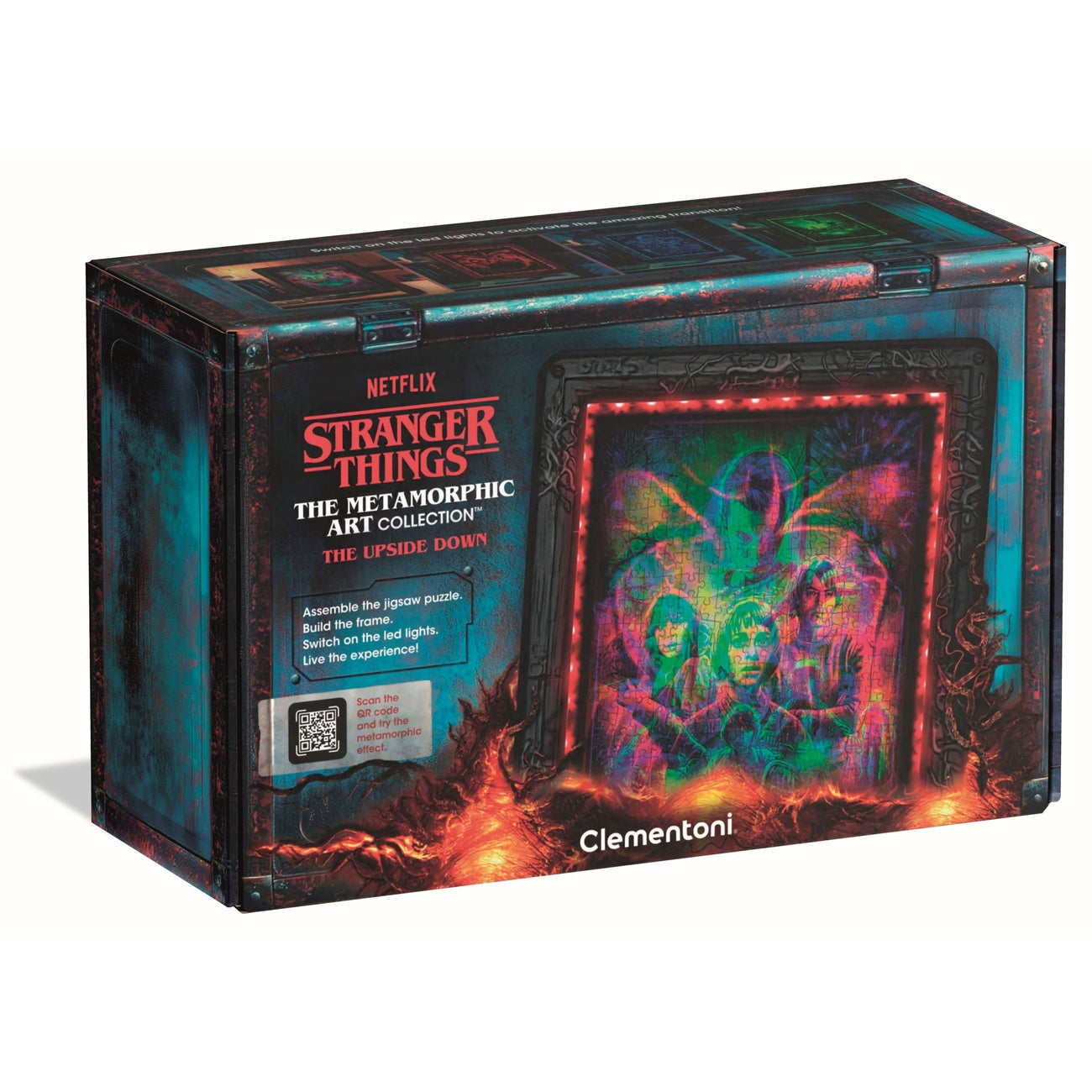 Productafbeelding Stranger Things Metamorphic Art Collection Puzzel met gloeieffect The Upside (520 stukjes)