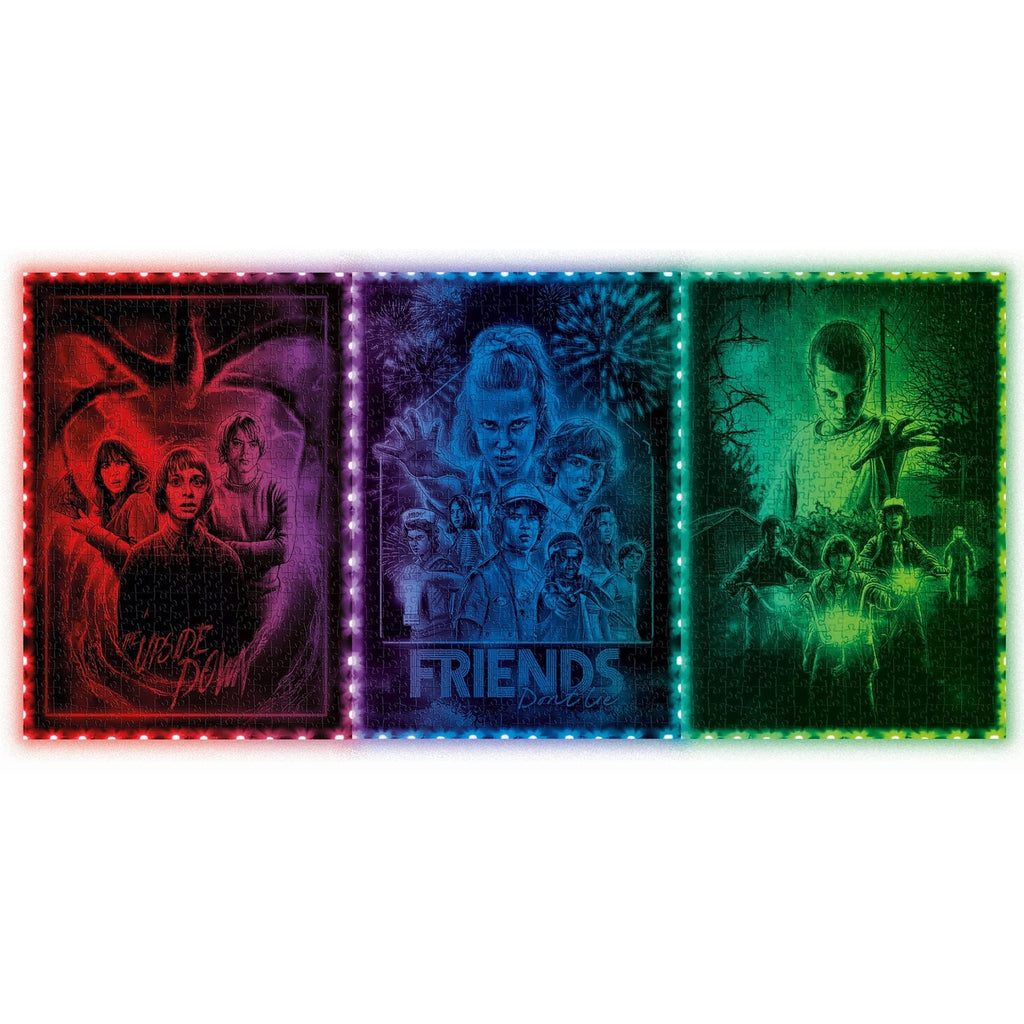 Productafbeelding Stranger Things Metamorphic Art Collection Puzzel met gloeieffect The Upside (520 stukjes)