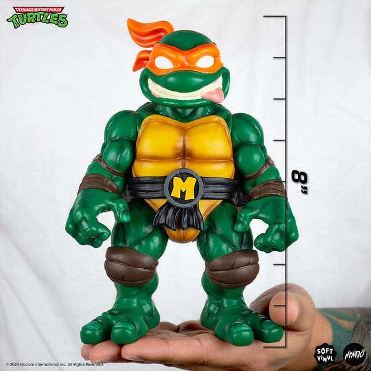 Productafbeelding Teenage Mutant Ninja Turtles soft vinyl figuur Michelangelo 20 cm