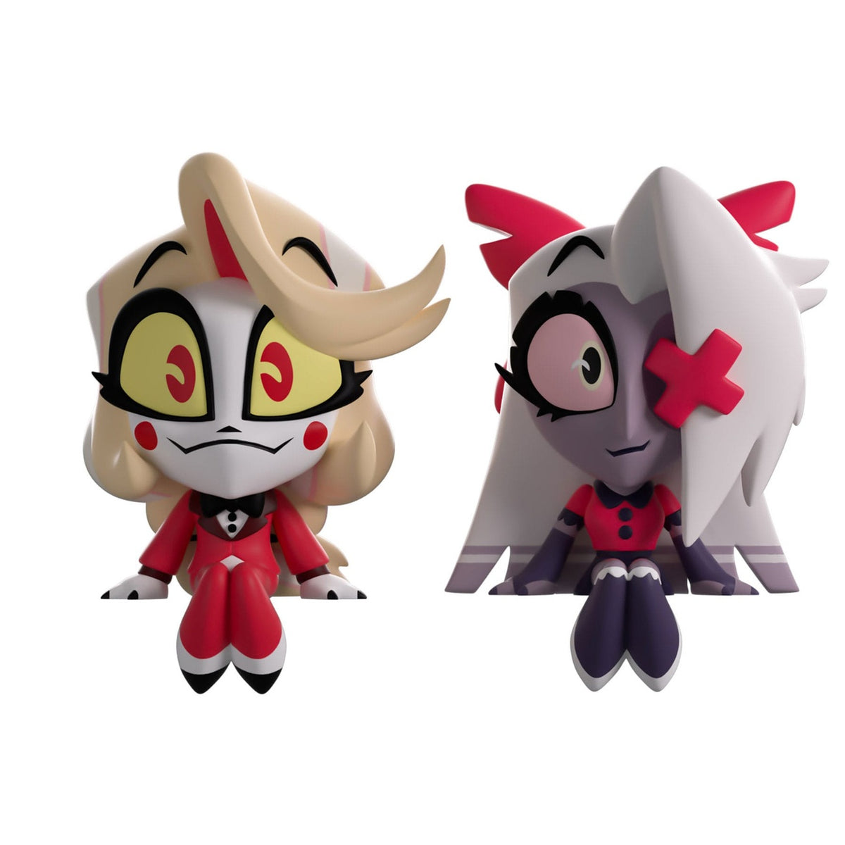 Productafbeelding Hazbin Hotel vinylfiguren Charlie & Vaggie Monitor Buddiez