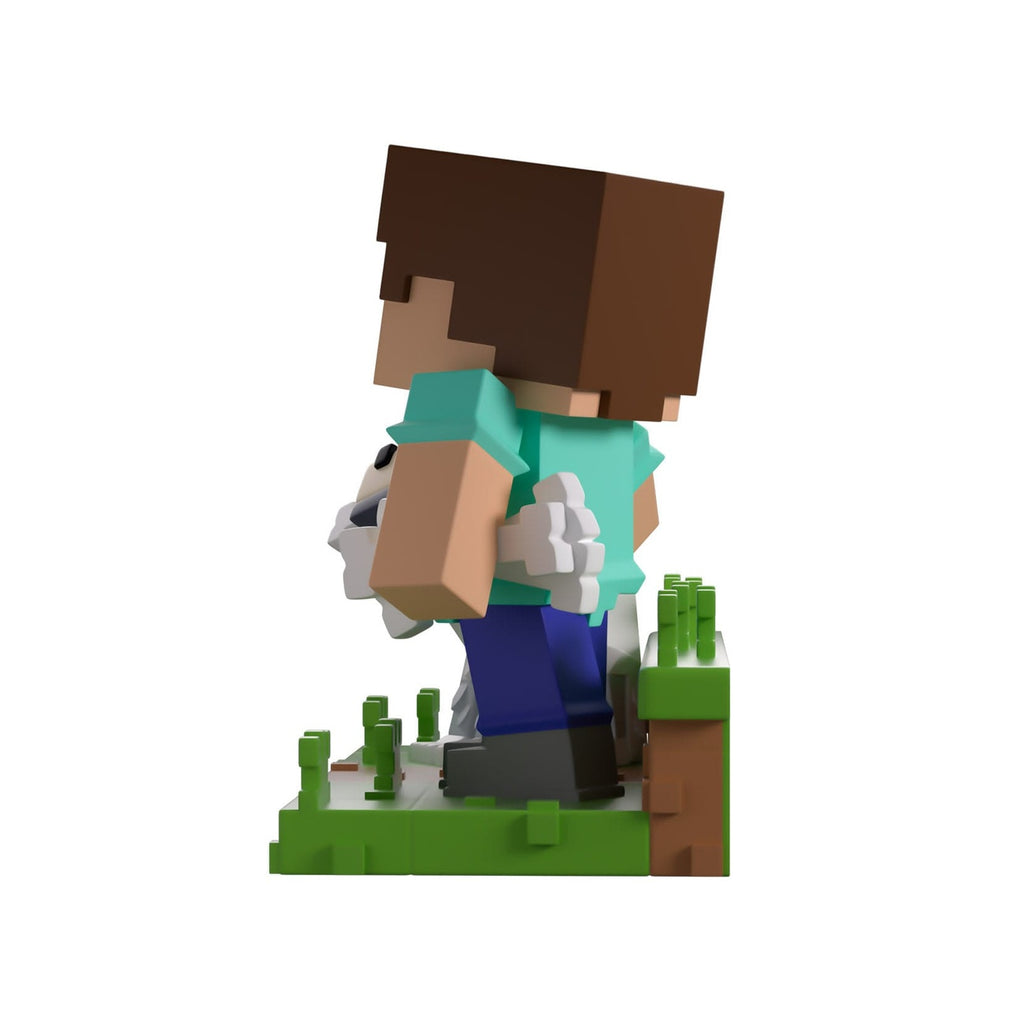 Productafbeelding Minecraft vinylfiguur Taming a Wolf 10 cm