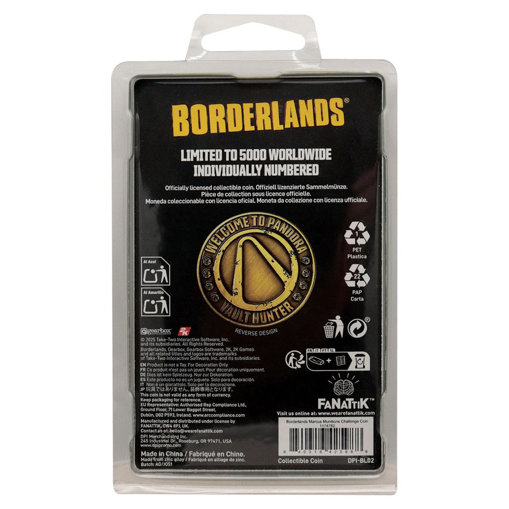 Productafbeelding Borderlands Verzamelmunt Marcus Munitions Limited Edition