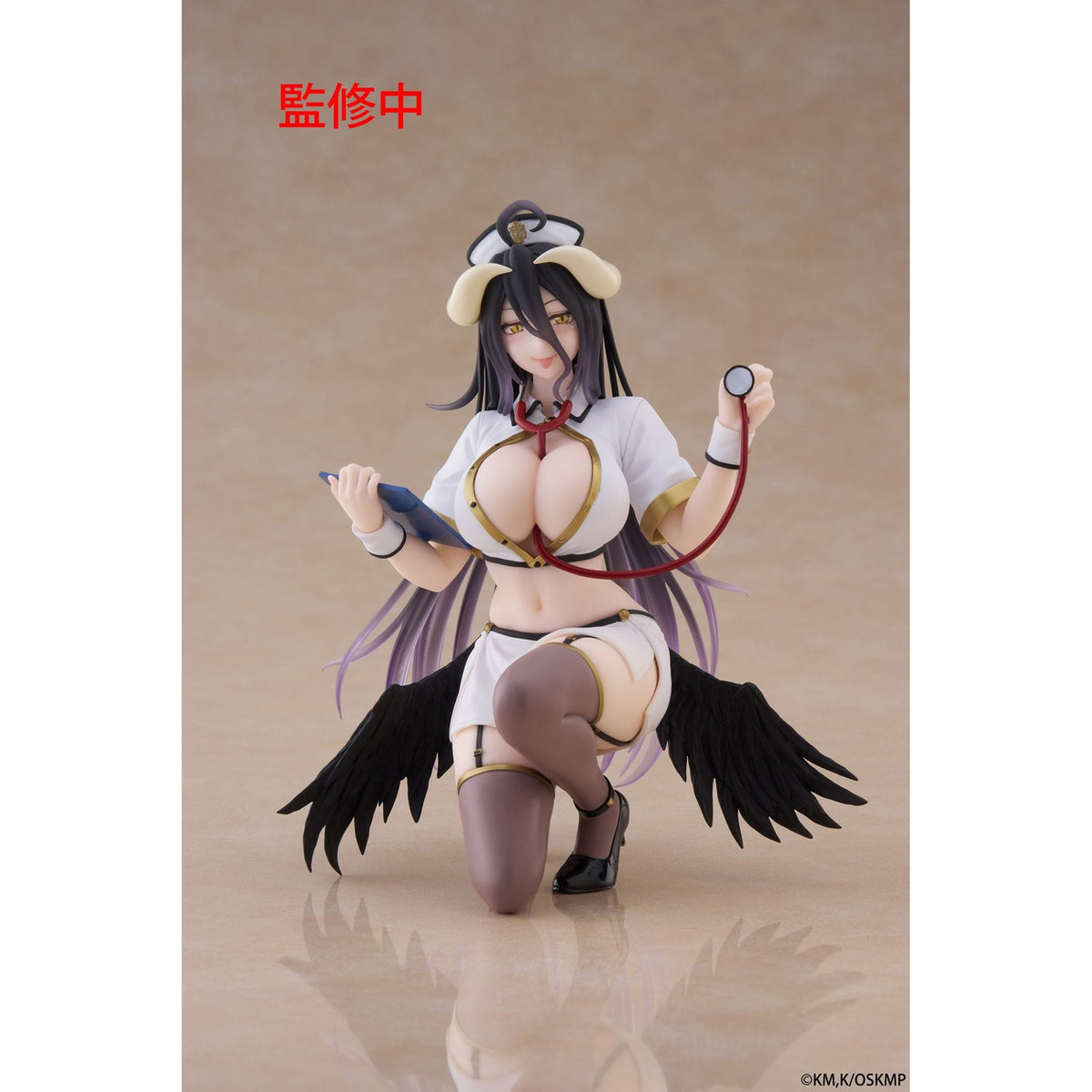 Productafbeelding Overlord PVC Statue Desktop Cute Figure Albedo Nurse Ver. Renewal 13 cm