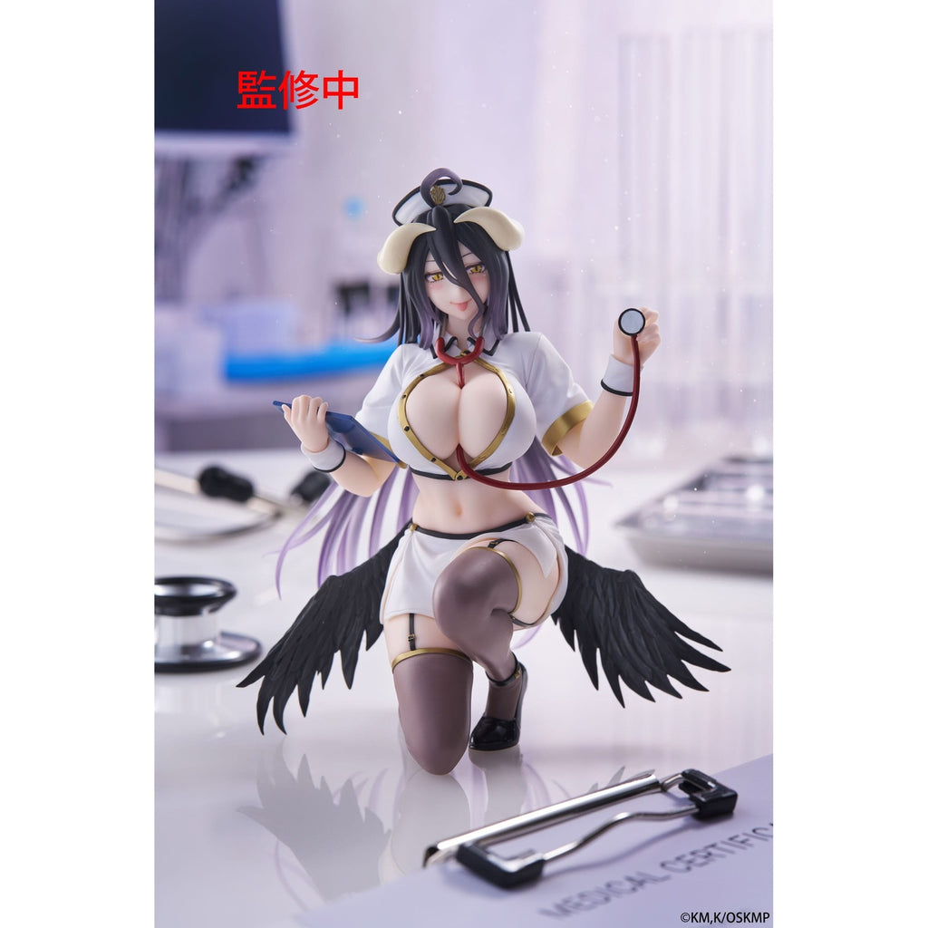Productafbeelding Overlord PVC Statue Desktop Cute Figure Albedo Nurse Ver. Renewal 13 cm