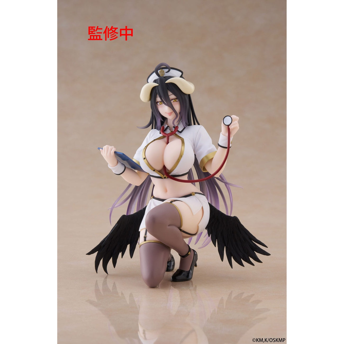 Productafbeelding Overlord PVC Statue Desktop Cute Figure Albedo Nurse Ver. Renewal 13 cm