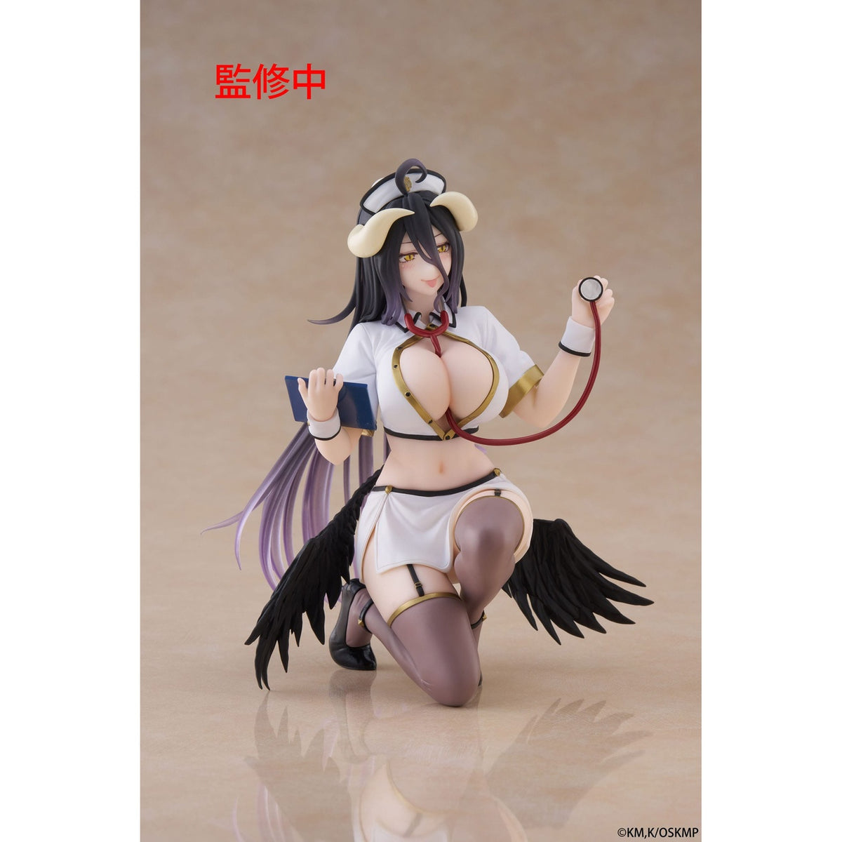 Productafbeelding Overlord PVC Statue Desktop Cute Figure Albedo Nurse Ver. Renewal 13 cm