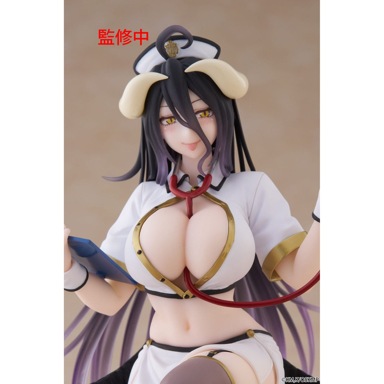 Productafbeelding Overlord PVC Statue Desktop Cute Figure Albedo Nurse Ver. Renewal 13 cm