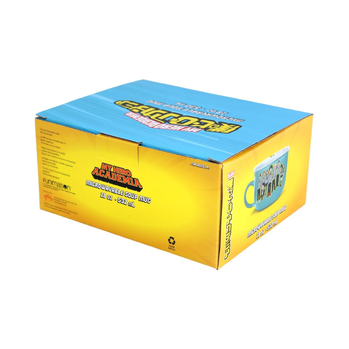 Product image My Hero Academia Ramen Bowl with Lid and Handle UA 532 ml