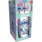 Productafbeelding Lilo & Stitch glazen tumbler met rietjes Stitch 485 ml