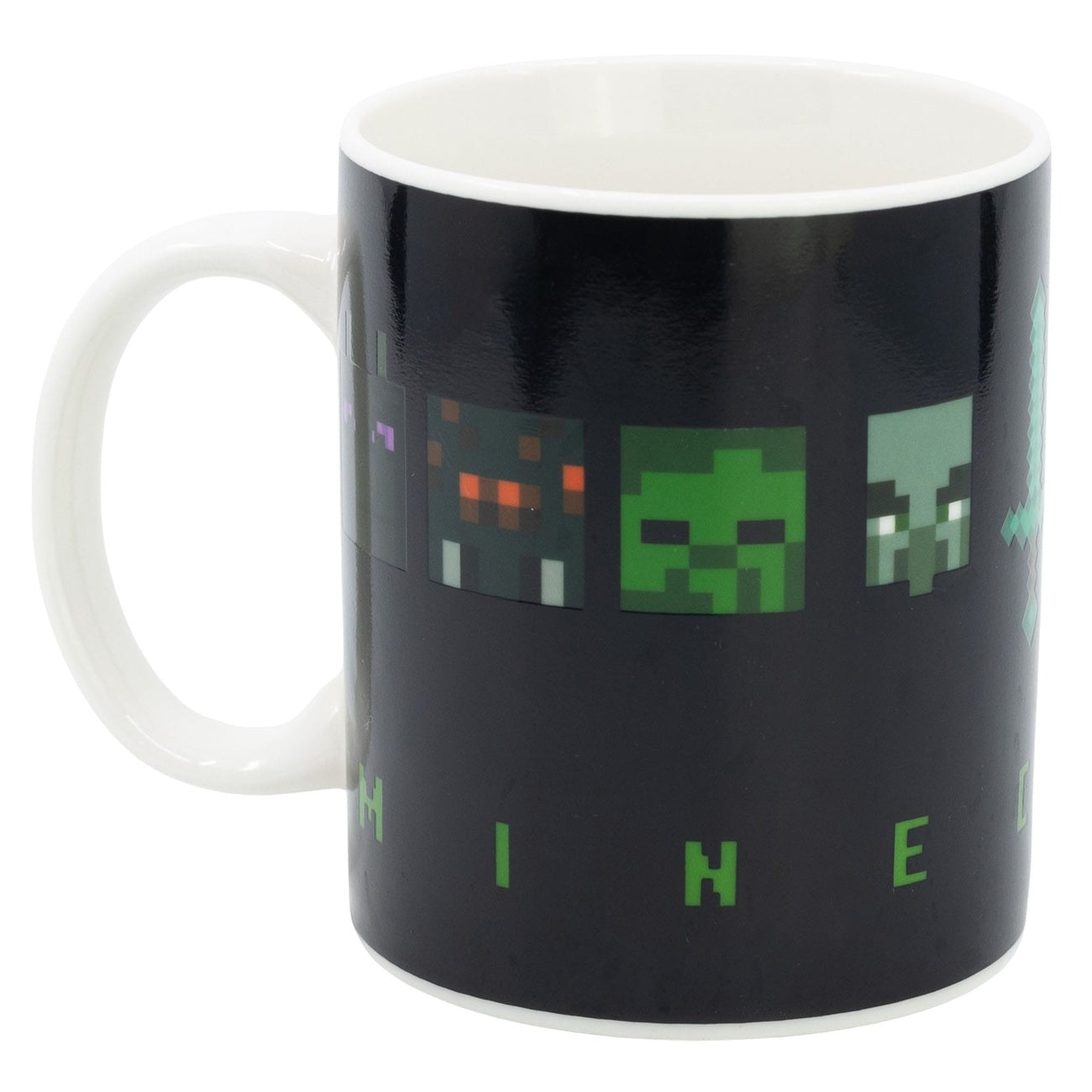 Productafbeelding Minecraft mok met thermoeffect Squared Pattern 325 ml