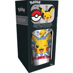 Productafbeelding Pokémon glazen tumbler met rietjes Pikachu 485 ml