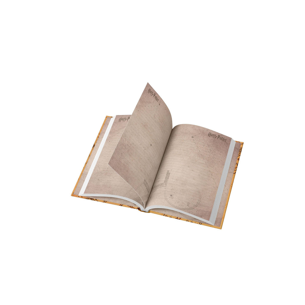Productafbeelding Harry Potter notitieboek met lichtfunctie Schatkaart van de Marauder