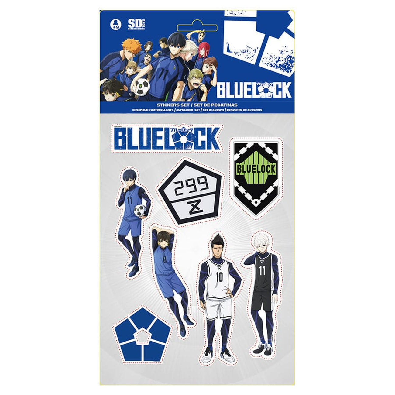 Productafbeelding Blue Lock Sticker Set