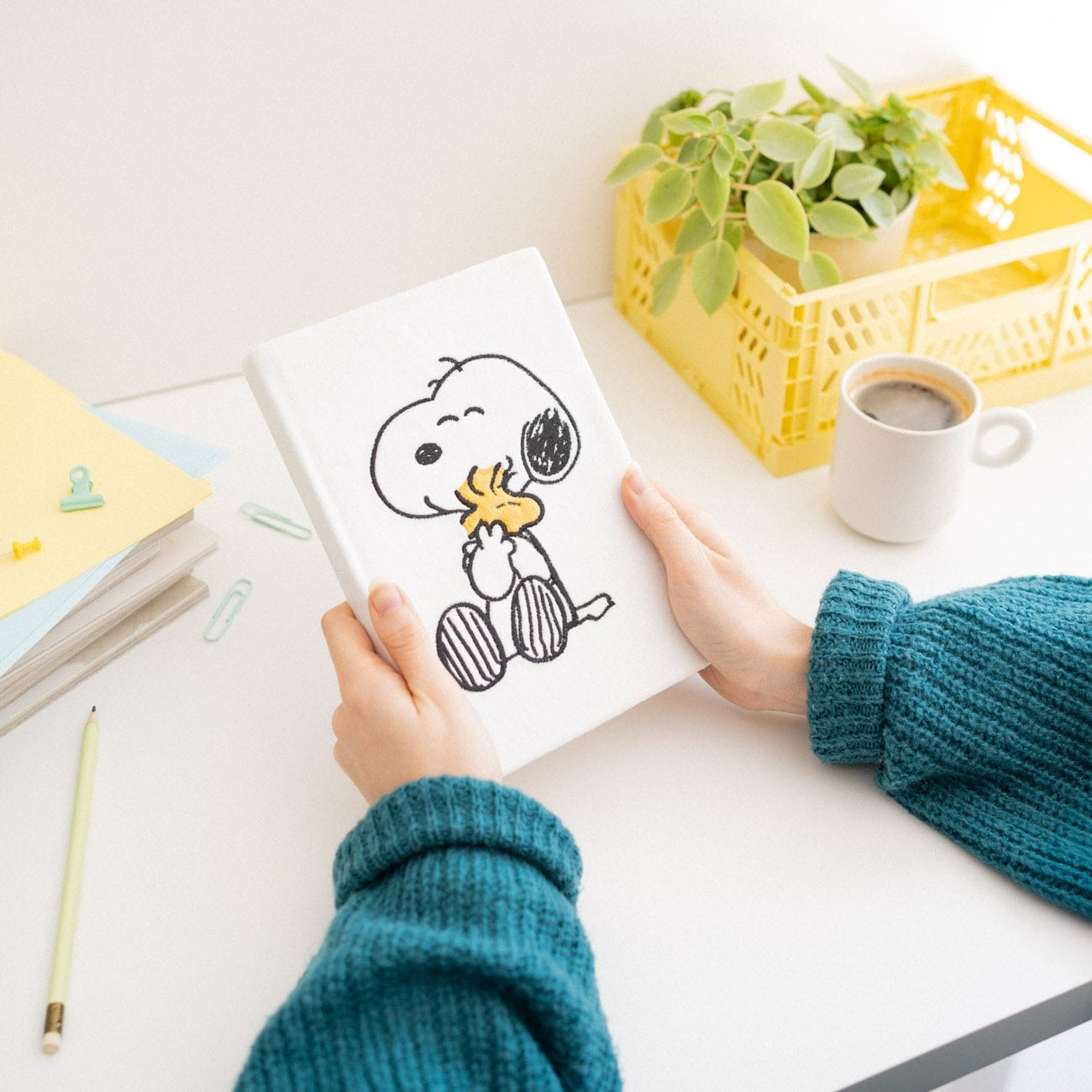 Productafbeelding Peanuts Premium Pluche Notitieboek A5 Snoopy
