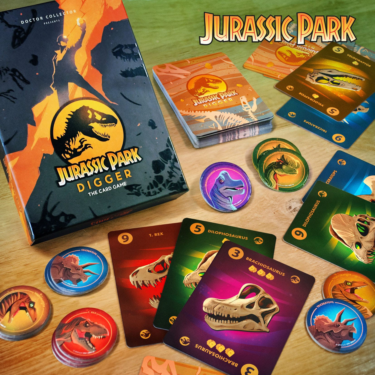 Productafbeelding Jurassic Park Kaartspel Digger