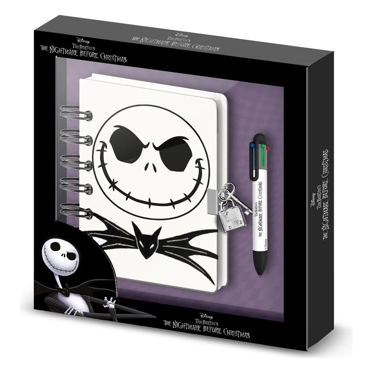 Productafbeelding Nightmare Before Christmas notitieboek met pen cadeau­set Jack